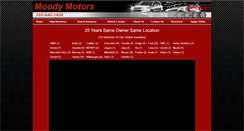 Desktop Screenshot of moodymotors.net